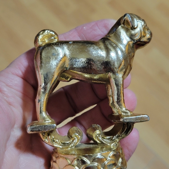Gold Dog Figurine - Picture 2 of 4